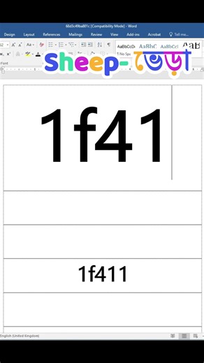 ভেড়া Bhera Type 🐑 Sheep Symbol Shortcut in MS Word #trending #ytshorts #shortvideo #viral #reels