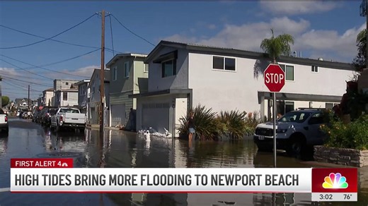 Parts of Newport Beach, Long Beach, Redondo Beach flooded