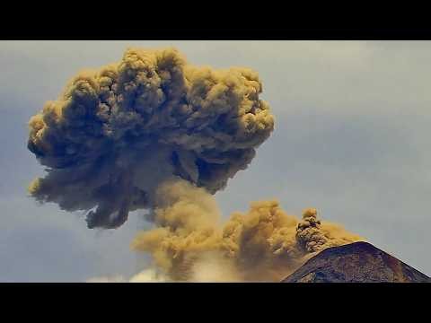 Watch Crazy Mushroom Cloud Form When Fuego Volcano Erupts (Aug 27, 2026)