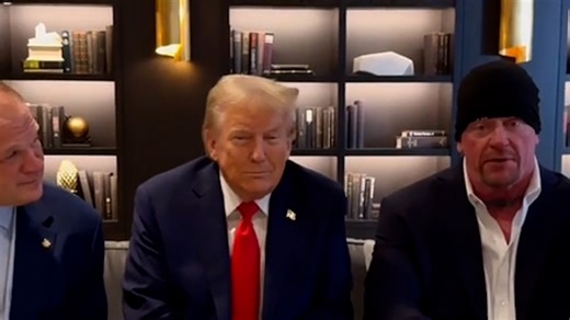 Trump shares endorsement from WWE wrestlers The Undertaker and Kane