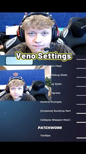 Veno Fortnite Settings - #fortnitesettings #settings #fortnitesensitivity #prosettings #prosetting