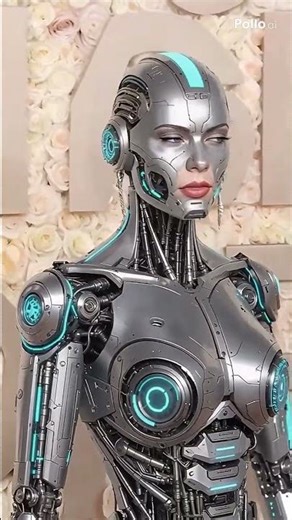 Taylor Swift turned into a futuristic humanoid robot