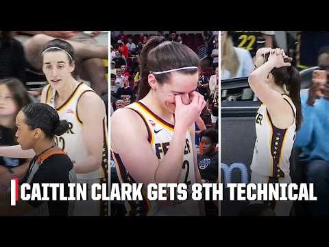 Caitlin Clark receives 8th technical of the season, triggering one-game suspension | WNBA on ESPN