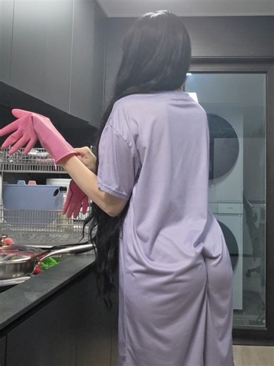 Dishwashing Cozy Cleaning ASMR: Clean With Me Housewife Routine