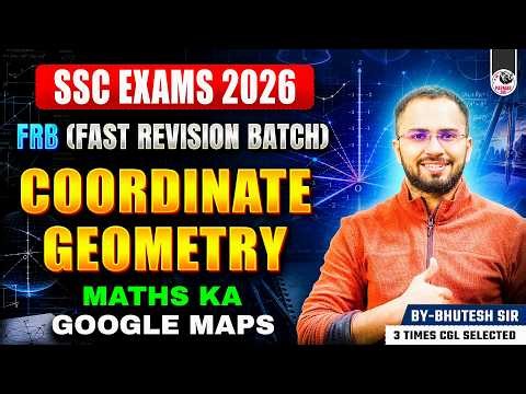 COORDINATE GEOMETRY ONE SHOT | SSC MATHS FRB SERIES 2026 | BY BHUTESH SIR | PARMAR SSC