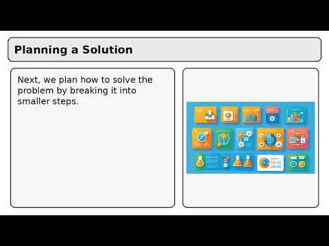 Understand steps involved in problem solving | Grade 7 Computer Science (C-02)