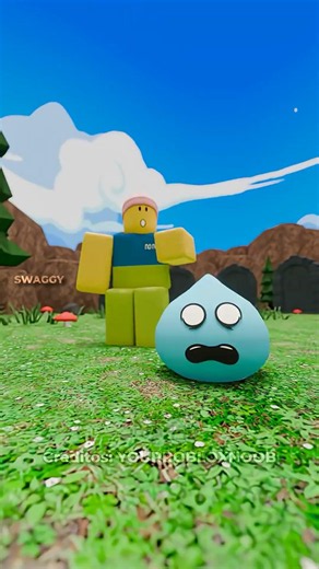 EL NOOB ENFRENTA SU SLIME A UN SLIME GIGANTE EN ROBLOX RNG 😱 - Creditos YOURROBLOXNOOB - #shorts
