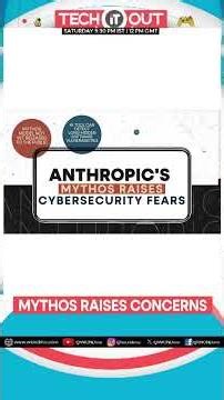 Anthropic to Brief Regulators on Mythos | WION Tech It Our