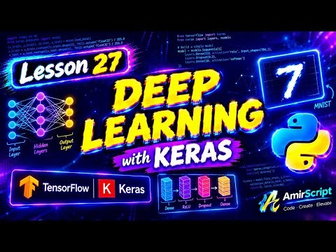 Python for Absolute Beginners - Lesson 27: Deep Learning with Keras (Full Course 2026)