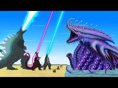 Rescue TEAM Godzilla & KONG From EVOLUTION OF OCTOPUS (OCTOZILLA): Who Will Win???