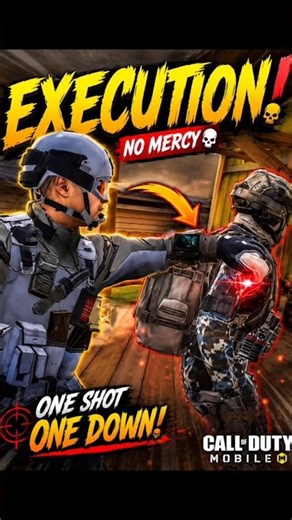 NO MERCY EXECUTION 😈🔥 | COD Mobile Finish MoveONE HIT = GAME OVER 💀🔥 CODM Shorts#codmobile #codm
