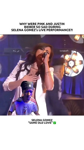 WHY WERE PINIK AND JUSTIN BIEBER SO SAD DURING SELENA GOMEZ's LIVE PERFORMANCE?! #shorts #viral