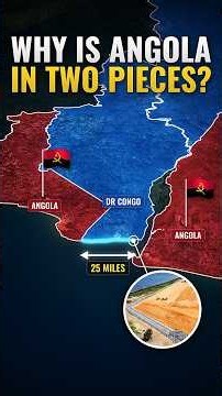 Why Is Angola in Two Pieces? #maps #history #geographythroughmaps