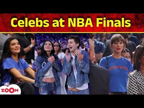 LIVE: Kylie Jenner, Timothée Chalamet, Taylor Swift Turn Heads at NBA Finals