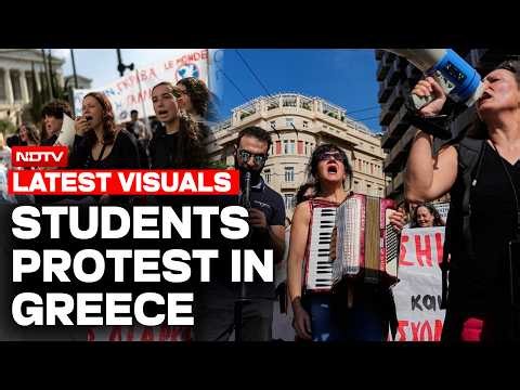 LIVE: Students And Teachers Protest In Greece Over Education, Pay | LIVE | Latest Visuals