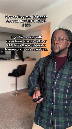 📌 How to Dispute a Collection Account the RIGHT Way in 2026 (No Credit Karma. No nonsense) If you’re dealing with collections, charge-offs, or old debts this is the exact framework to use. Save this. STEP 1: Get Your FULL Credit Report Credit Karma is a no go you’ll need your real credit report. You need complete raw data, including payment history, dates, and reporting fields. ✅ Use ONE of these: • AnnualCreditReport.com (official, free) • IdentityIQ • Any legit 3-bureau monitoring service 👉 
