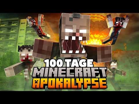 Ich überlebe 100 Tage Minecraft in einer nuklearen Zombie Apokalypse!