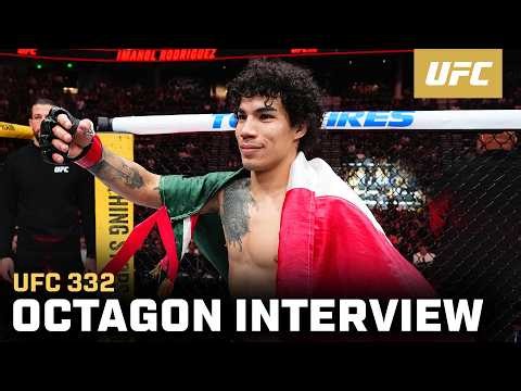 Imanol Rodriguez Octagon Interview | UFC 332