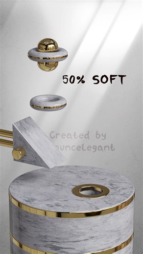 0% vs 100% Sphere Soft Body 3D Physics Simulation