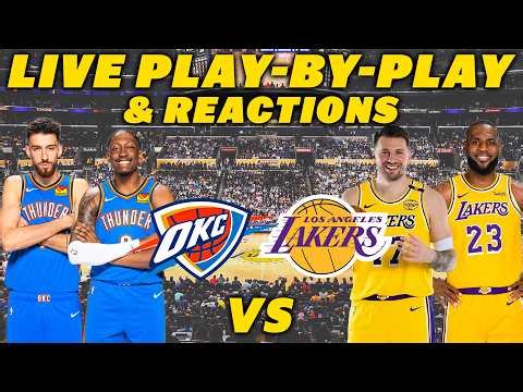 Oklahoma City Thunder vs Los Angeles Lakers | Live Play-By-Play & Reactions
