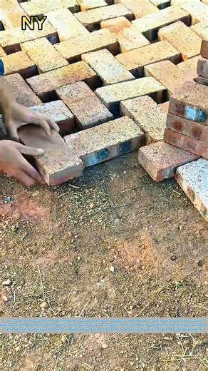 Herringbone Paving Pattern for Garden Paths.