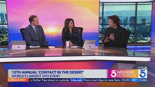 UFO Researcher Captain Ron Janix Stopped by the KTLA Weekend Morning News to talk about the Newly Released UFO Files