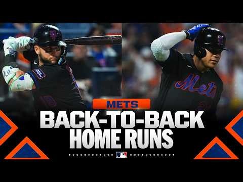 HOME RUN PARTY IN QUEENS 🥳 Bo Bichette & Juan Soto send back-to-back homers for the Mets 🍎