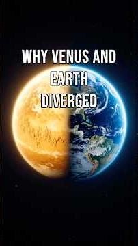 Why Venus and Earth Diverged #Venus #Earth #SpaceScience #PlanetaryScience #SolarSystem #planetfacts