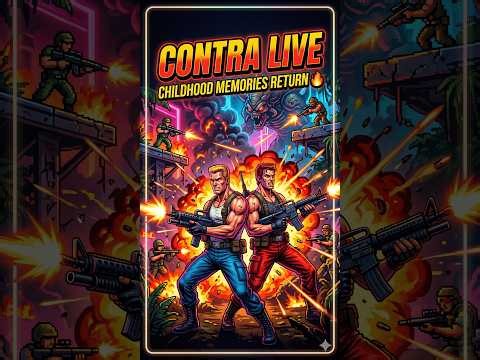 Contra LIVE 🔥 Vertical Gaming Stream | Childhood Game Returns
