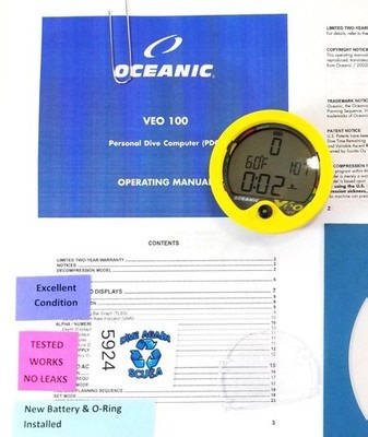 Computer Di Immersione Oceanic Veo 100 Puck Modulo Veo100 #5924 | eBay