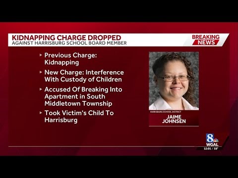 Kidnapping charge against Harrisburg school board member dropped, police say