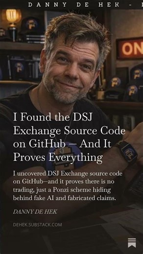 I Found the DSJ Exchange Code… And It Proves Everything