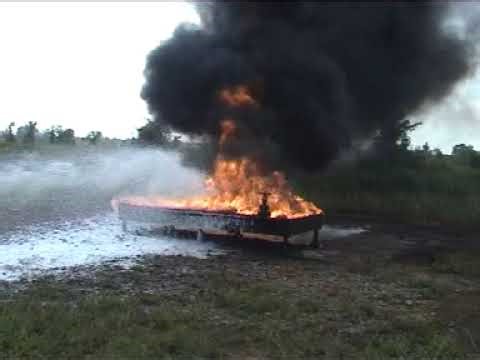 SkySheetz O2 — Hydrocarbon Fire Suppression & Reignition Prevention Test”