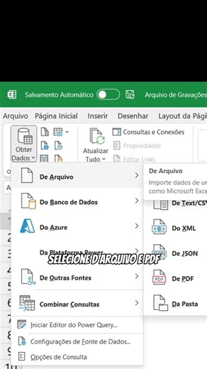 VOCÊ PRECISA VER ISSO: Como SURPREENDER TRANSFORMANDO PDF em EXCEL! DESCUBRA AGORA! #excel #dicas