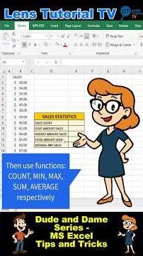 Master Basic Excel Functions in Seconds
