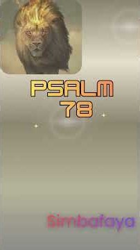 Don’t Forget His Works | Psalm 78 | Simbafaya