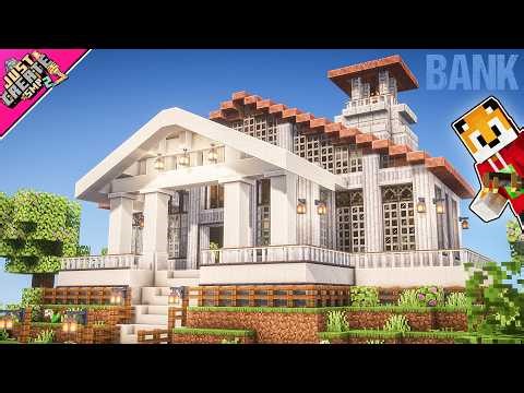 I created a REAL WORKING BANK in Minecraft Create Mod