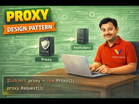 14 Proxy Design Pattern Explained | C# Beginner Friendly | Vriddhi Eduhub