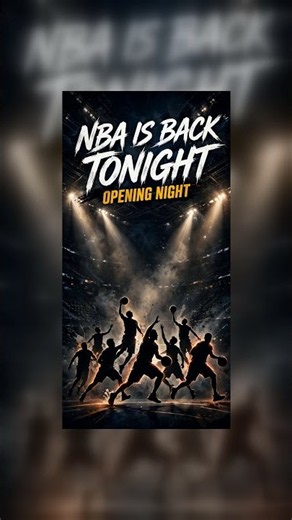 🏀 THE NBA IS BACK TONIGHT — Opening Night
