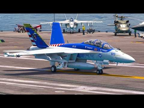 The FA-18F Super Hornet Was Built for This! - MSFS