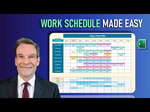 How to Master Employee Scheduling in Excel (Step-by-Step)