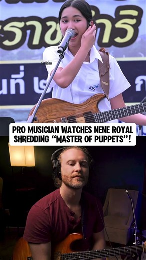 PRO Guitarist Watches Nene Royal SHRED “Master of Puppets” LIVE!