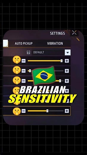 Brazilian Sensi 🔥 | Brazilian Sensitivity Free Fire (Day-65)