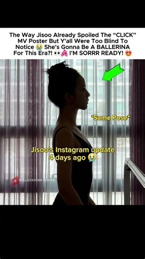 Jisoo already spoiled the "CLICK" MV, and we didn't even notice! 💔😭 #jisoo #지수 #blackpink #블랙핑크