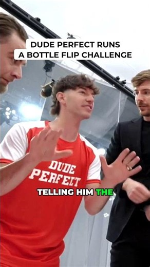 Dude Perfect Runs a Bottle Flip Challenge