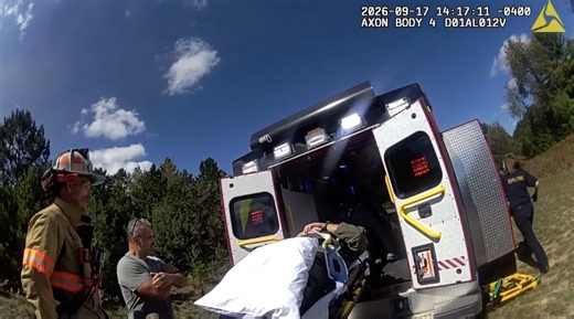 Exclusive: Body camera video shows military pilot’s rescue after Michigan jet crash