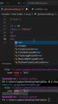 Variable Rules in Python 🤯🐍 | Every Beginner Must Know This!
