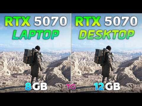 RTX 5070 Laptop vs RTX 5070 Desktop - Test in 10 Games