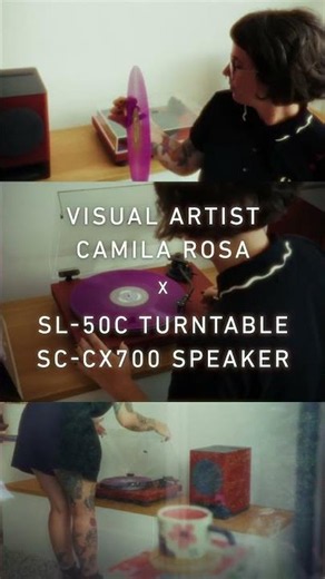 Painting to Vinyl: Inside Camila Rosa’s Studio | Technics SL-50C