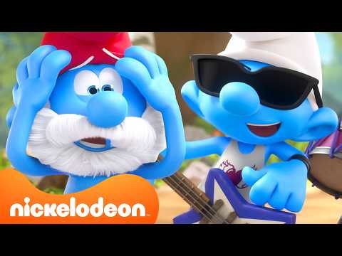 The Smurfs vs. THREE Gargamels 😯 | Nicktoons